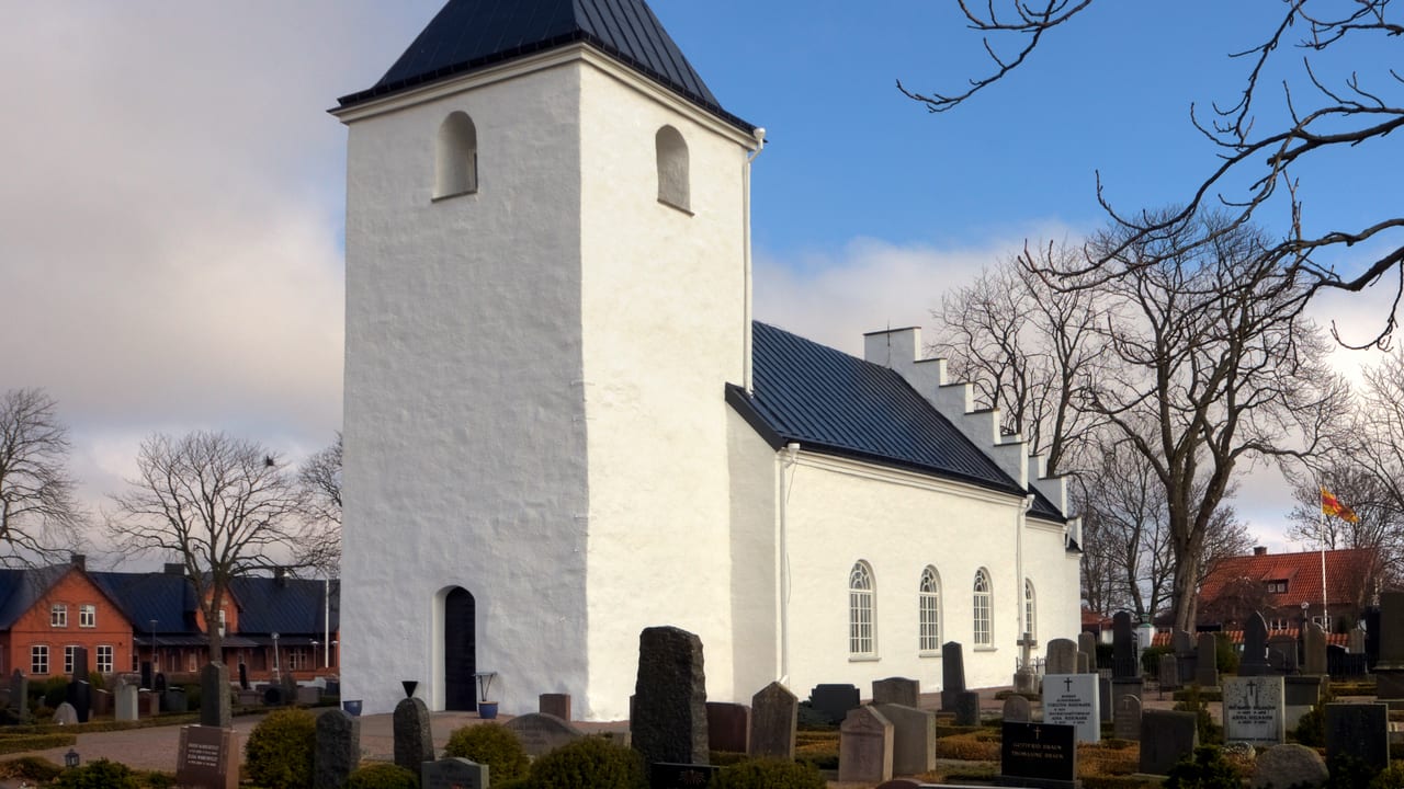 Fasadtvätt Bjuv - Bjuvs kyrka