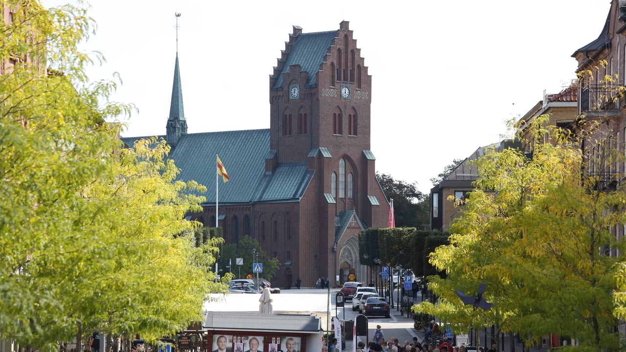 Fasadtvätt Hässleholm - Hässleholms kyrka