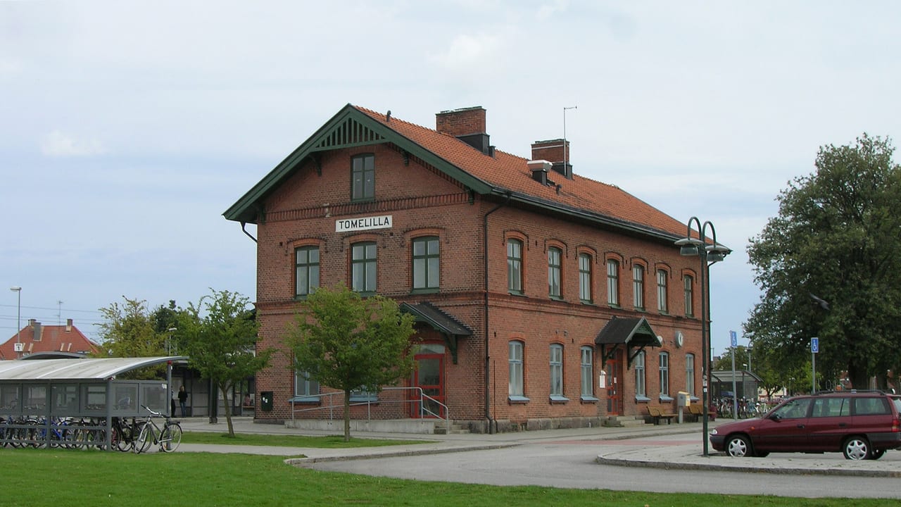 Fasadtvätt Tomelilla - Tomelilla station
